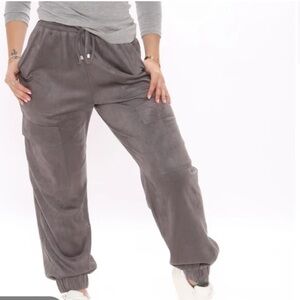 Charcoal Cargo Joggers size large